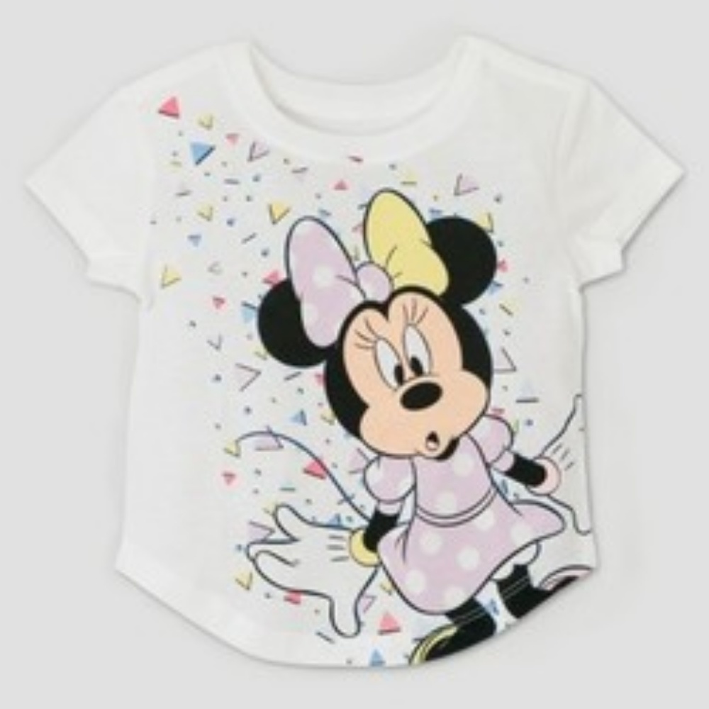 New Girl's Minnie Mouse T - Shirt